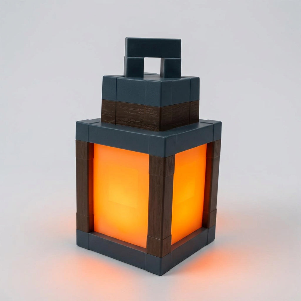 Pixel Design Led Night Light Type-C Rechargeable Remote Control Rgb Game Room Lights Multicolor Cartoon Style Lantern Wall Lamp